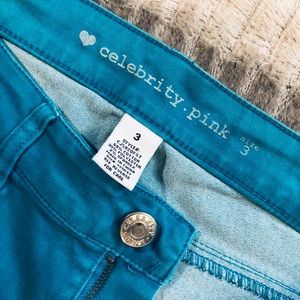 Celebrity Pink turquoise pants